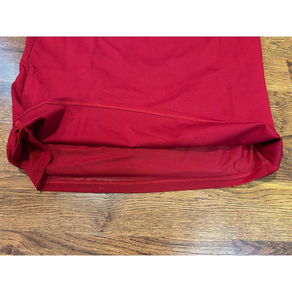 Marcella Natalia Strapless Midi Dress Women's XL Red NWT Minimalist Chic - Picture 9 of 16